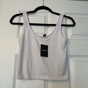 White Forever 21 Tank Top